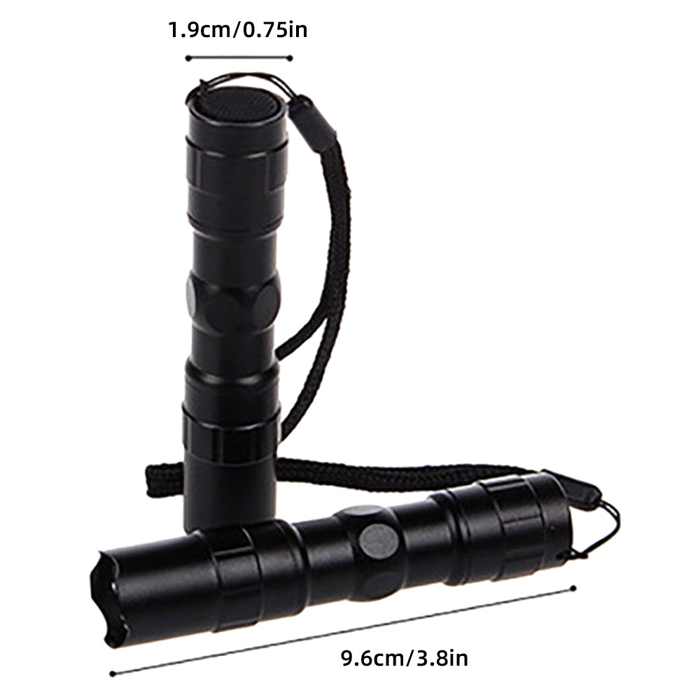 Đèn pin mini AA, làm bằng hợp kim nhôm cao cấp