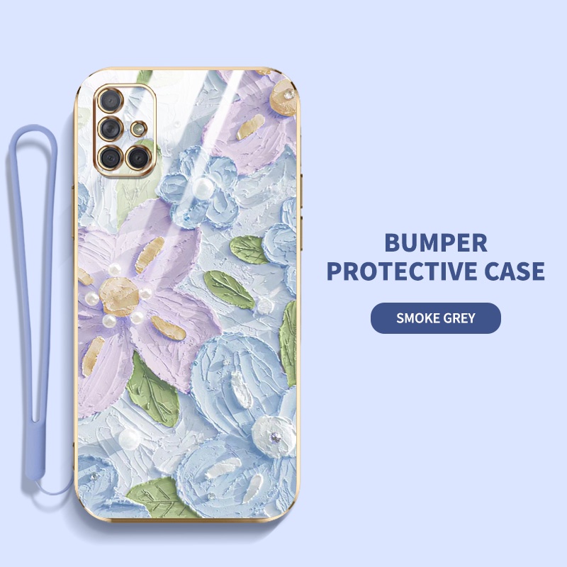 Ốp Điện Thoại Silicone Chống Va Đập In Hình Tranh Sơn Dầu Cho Samsung Galaxy M51 M31 M11 A71 A51 A31 A11 4G