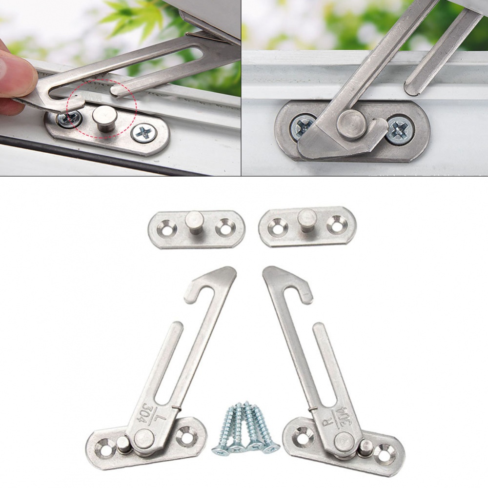 Bộ 1 Phụ Kiện Hạn Chế Tự Động Bằng Thép Không Gỉ 65 Độ Chất Lượng Cao