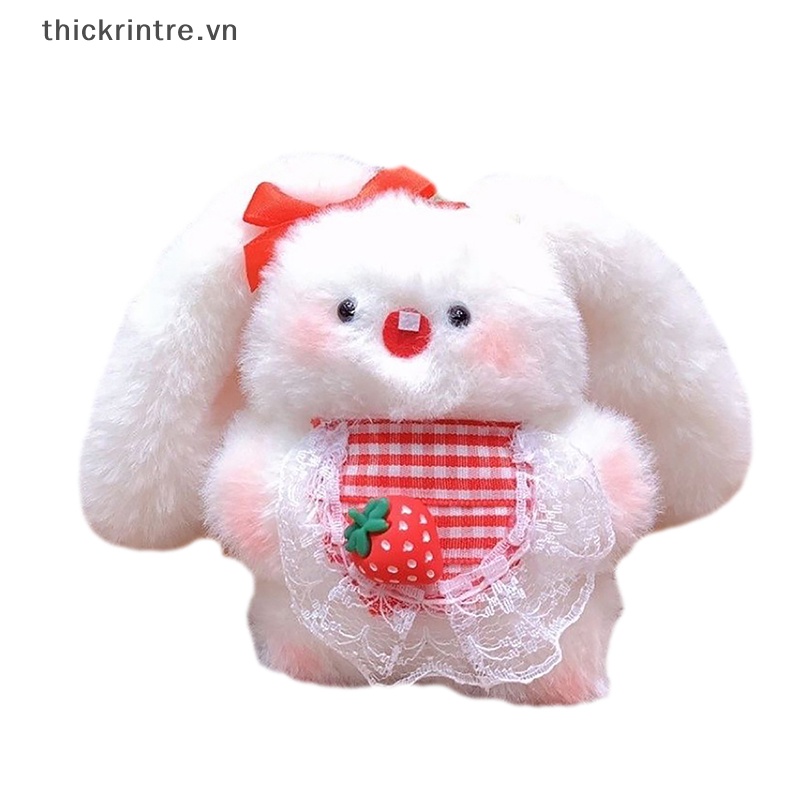 Móc Khóa Thỏ Nhồi Bông Tai To Dễ Thương