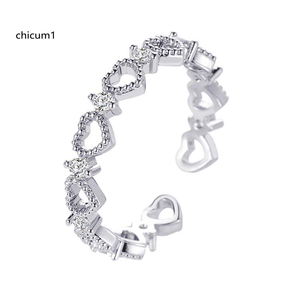 Nhẫn Hở Kiểu Dáng Trái Tim Thời Trang Dành Cho Nữ