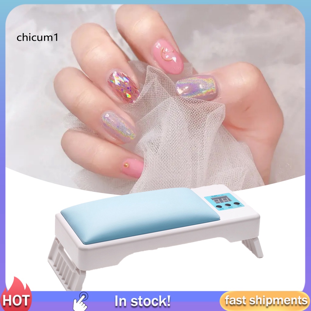 1 Bộ Đèn UV Kỹ Thuật Số Hẹn Giờ Làm Khô Móng Tay Nhanh Chóng Có Thể Gập Lại Cho Gia Đình