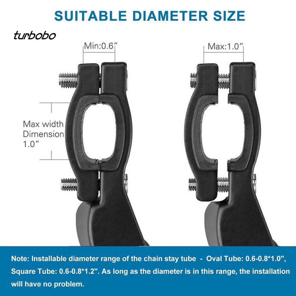 Turboro Chân Chống Đứng Bằng Hợp Kim Nhôm Chống Mài Mòn Chống Trượt Có Thể Điều Chỉnh Cho Xe Đạp