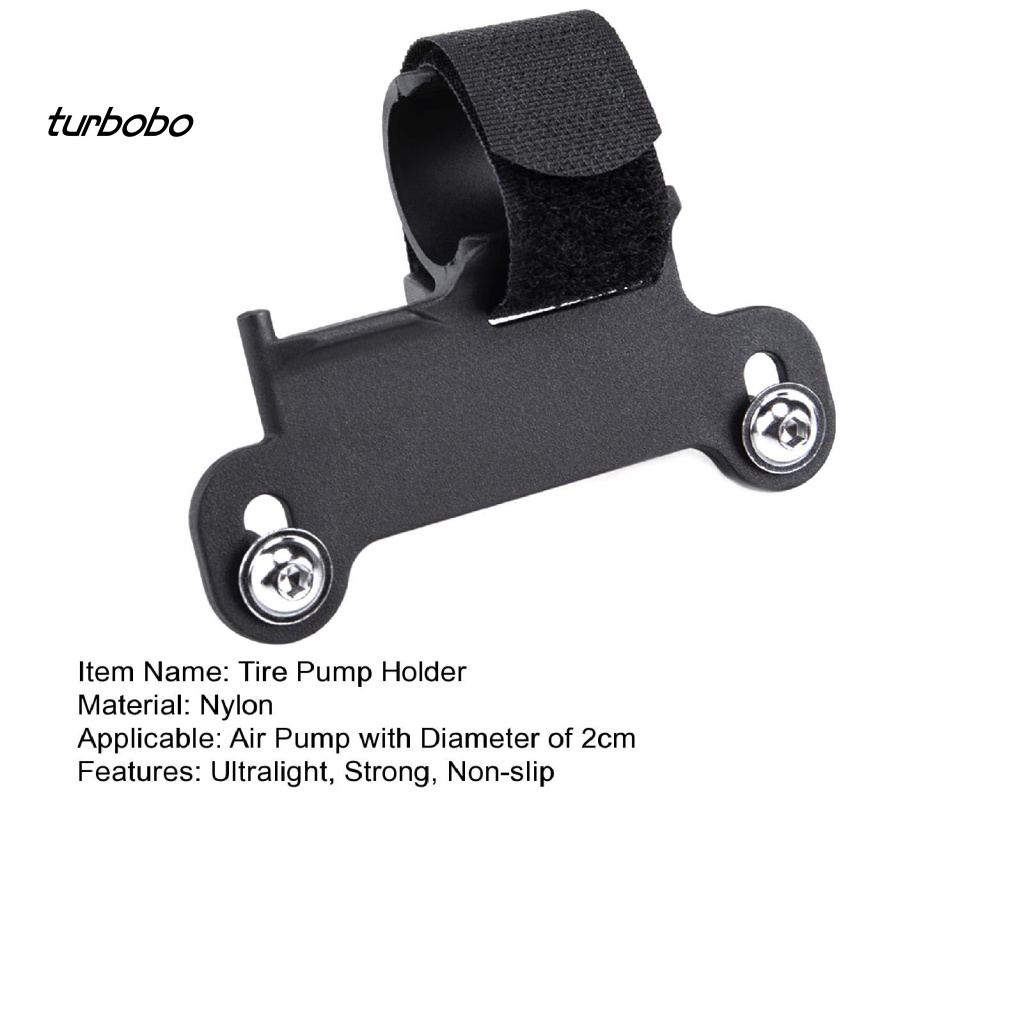 1 Bộ Giá Đỡ Bơm Xe Đạp Kèm Ốc Vít Cố Định Mini Chống Trượt Bằng Nylon