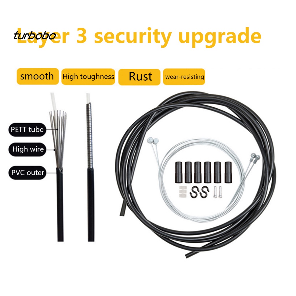 1 Set Dây Thép BOLANY Derailleur Line Chống Mài Mòn Cho Xe Đạp Leo Núi