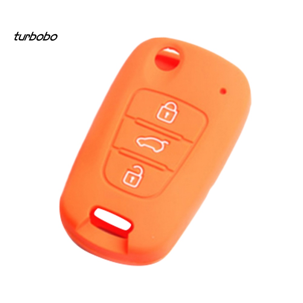 Vỏ Silicon Bảo Vệ Chìa Khóa Điều Khiển Từ Xa Cho Xe Hơi Kia Hyundai 3 Nút