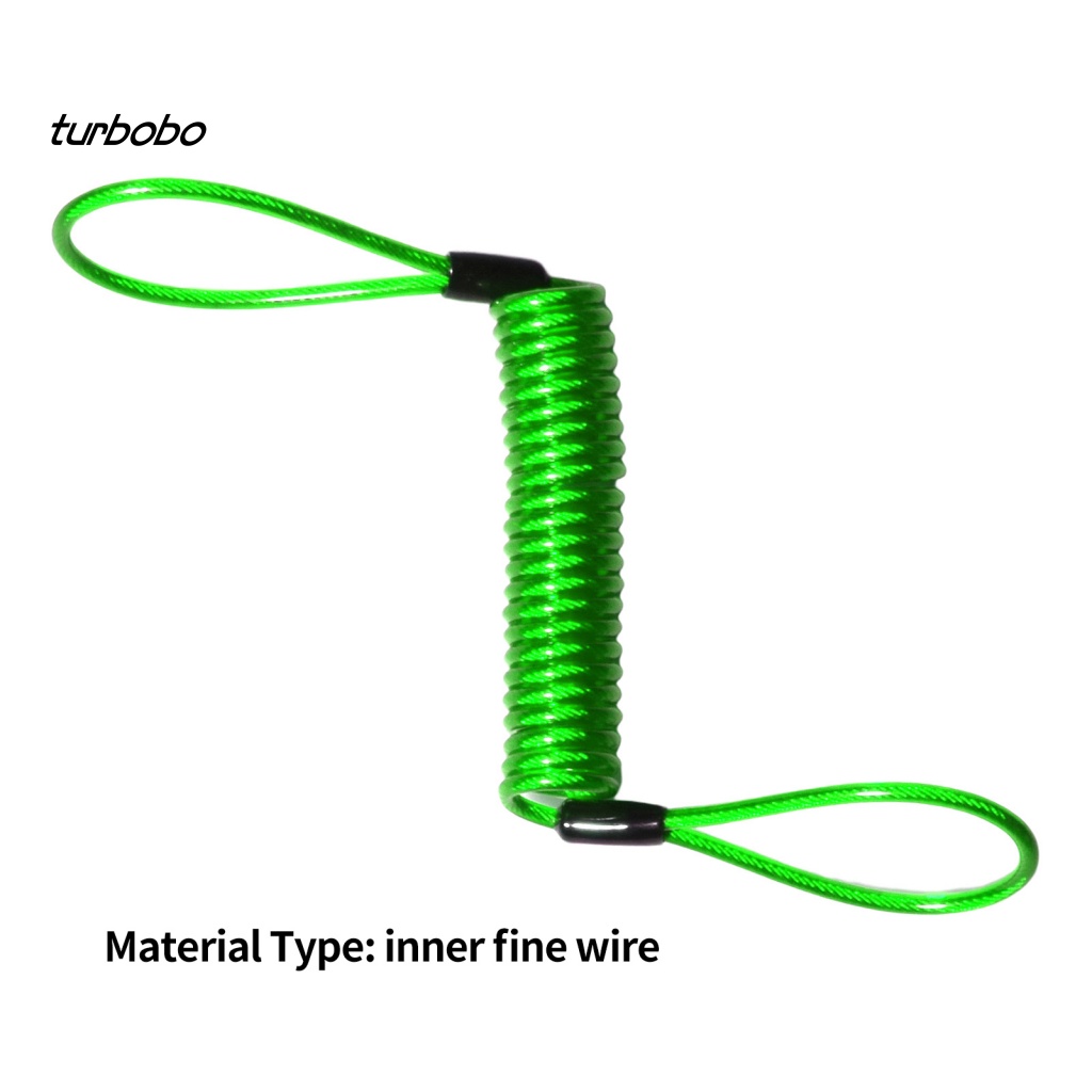 Dây Khóa Đĩa Phanh Cảnh Báo Bằng Thép Co Giãn Chống Mòn Chống Ăn Mòn Màu Sắc Tươi Sáng Cho Xe Máy