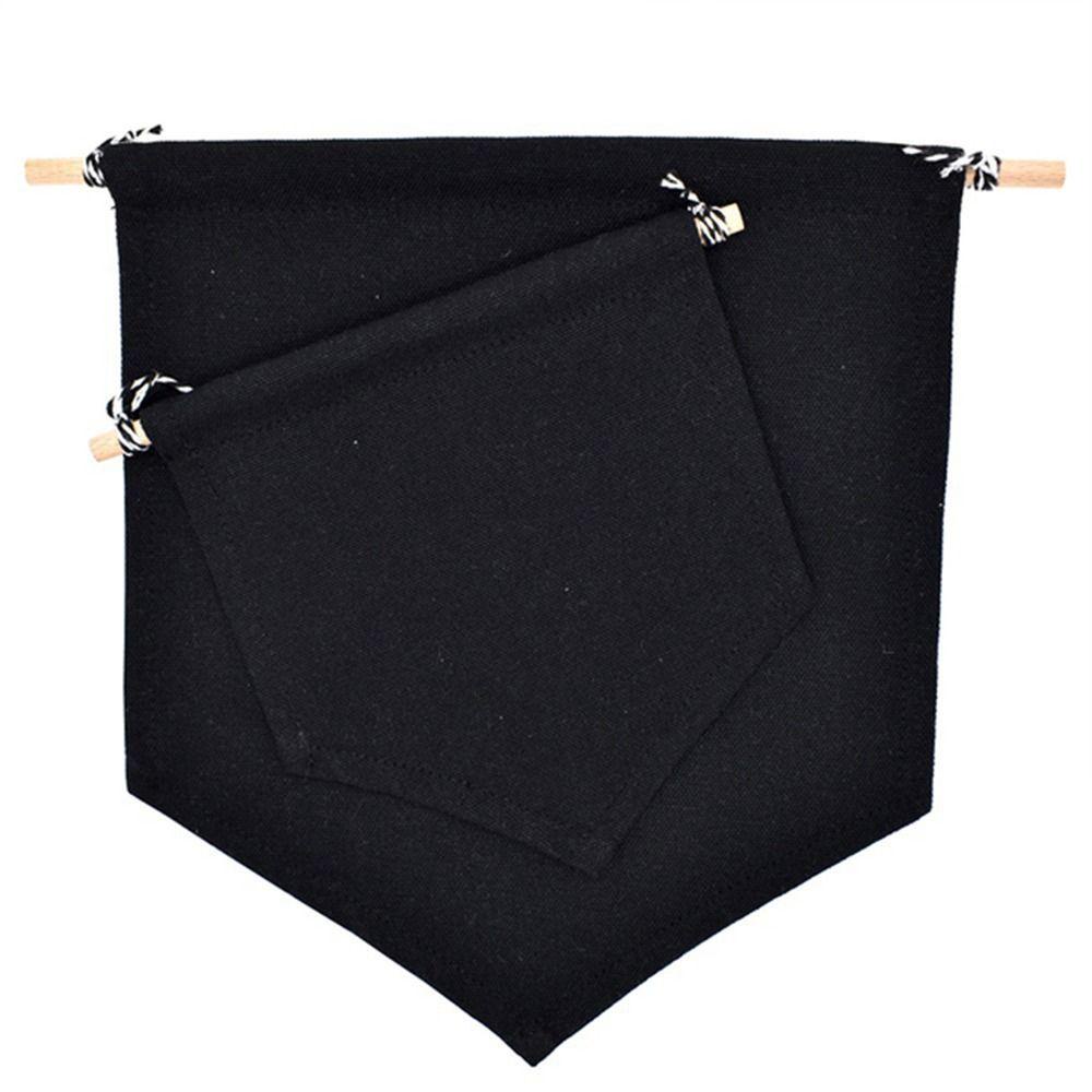 UUMIR Giá Treo Ghim Cài Áo / Huy Hiệu Bằng Vải Bạt Màu Trắng Đen Tiện Dụng Trang Trí Nhà Cửa