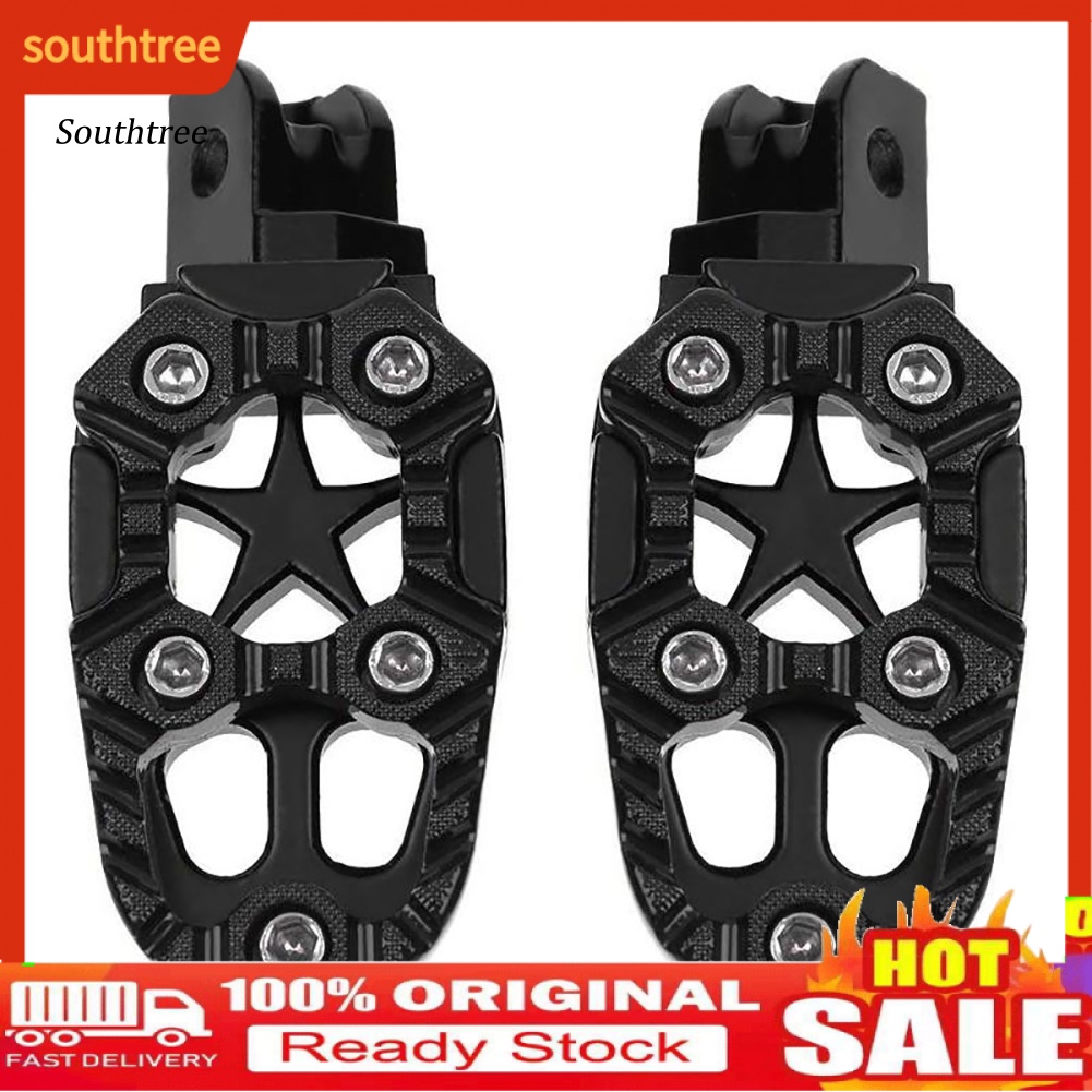 Set 2 Bàn Đạp Gác Chân Bằng Kim Loại Thông Dụng Cho Xe Mô Tô Địa Hình