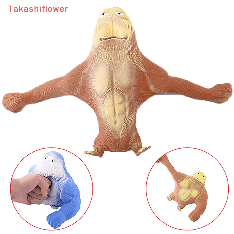 Đồ Chơi Nắn Bóp Đàn Hồi Giảm Stress Hình Chú Khỉ Hoạt Hình