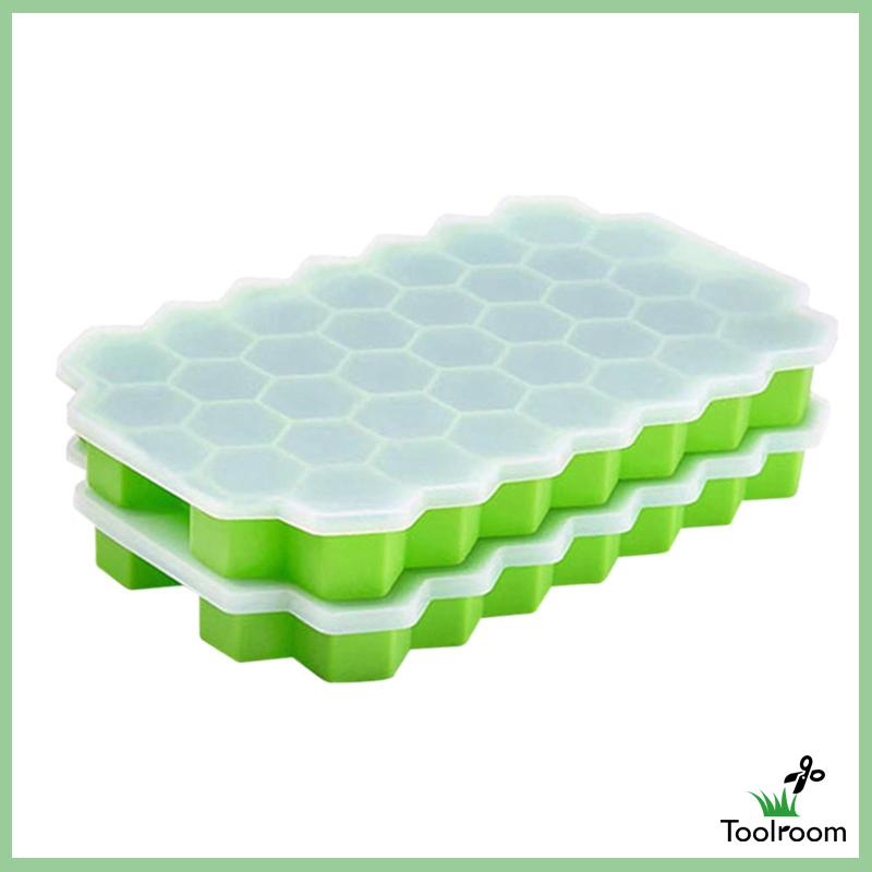 Set 2 Khay Silicone Làm Đá Viên / Sô Cô La / Nước Ép Có Thể Tái Sử