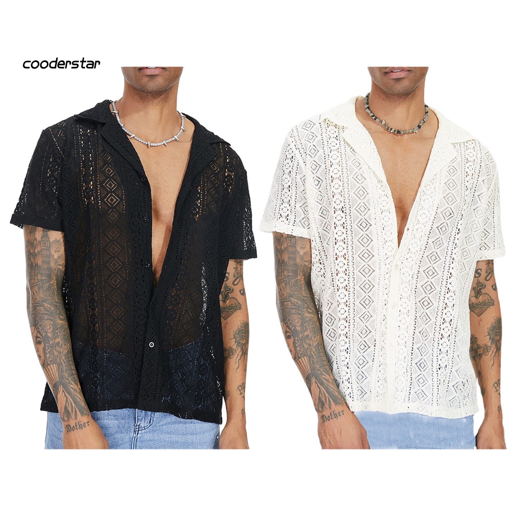 Áo Sơ Mi Tay Ngắn Dáng Rộng Màu Trơn Thời Trang Mùa Hè Thoáng Khí Cho Nam