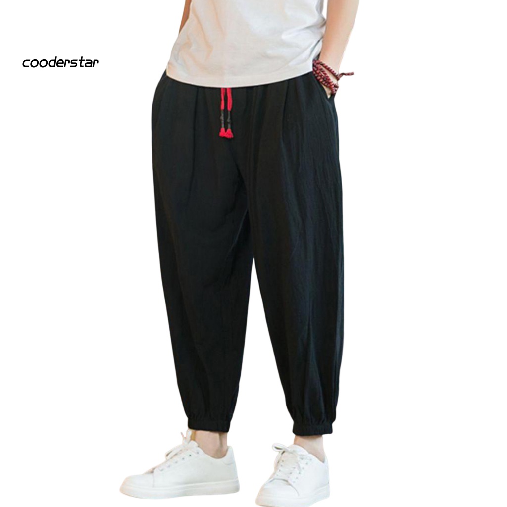 Quần Dài Lưng Thun Màu Sắc Thời Trang Mùa Hè Cho Nam