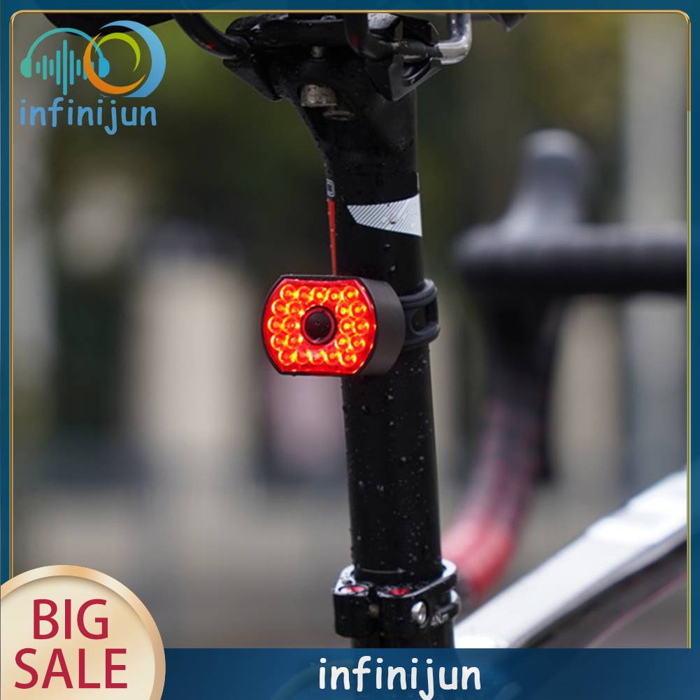 Đèn LED 400mAh Độ Sáng Cao Gắn Đuôi Xe Đạp Tiện Dụng