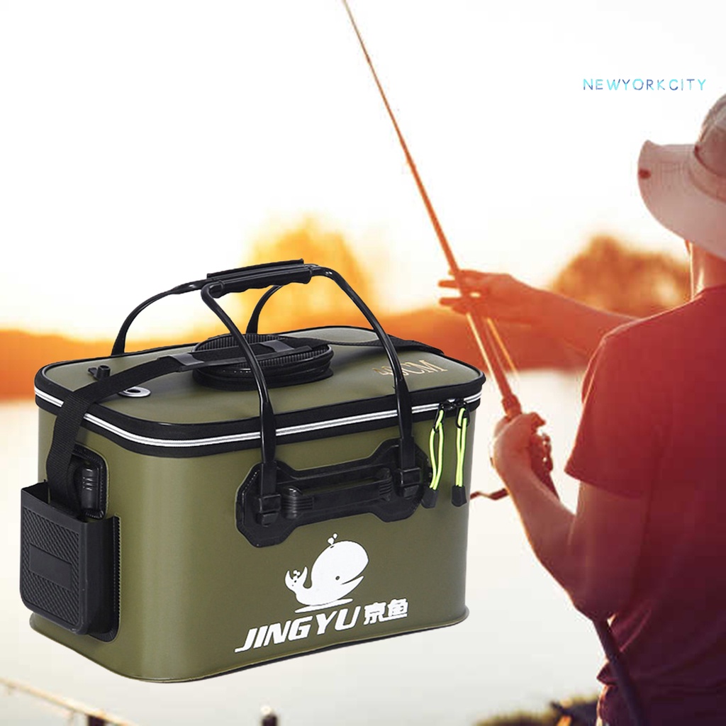 Hộp Đựng Đồ Dùng Câu Cá Chống Thấm Nước Bằng EVA Có Khóa Kéo Tiện Dụng Mang Theo Cắm Trại