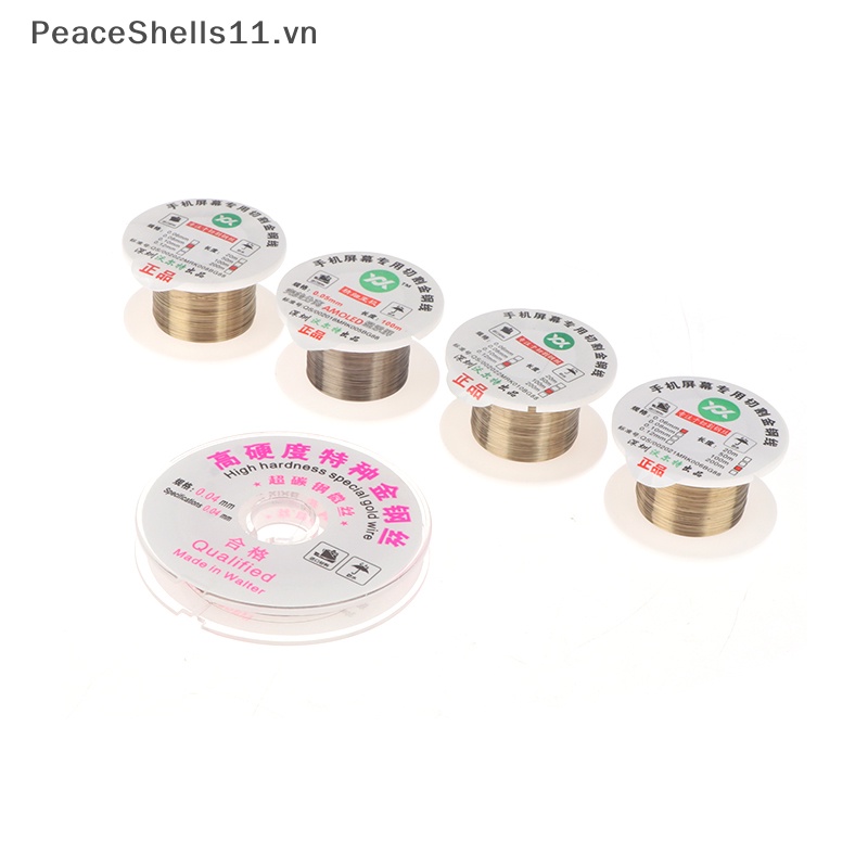 Cuộn Dây Thép Hợp Kim 100M 0.04 0.05 0.06 0.08 0.1MM Sửa Chữa Màn Hình LCD / Điện Thoại