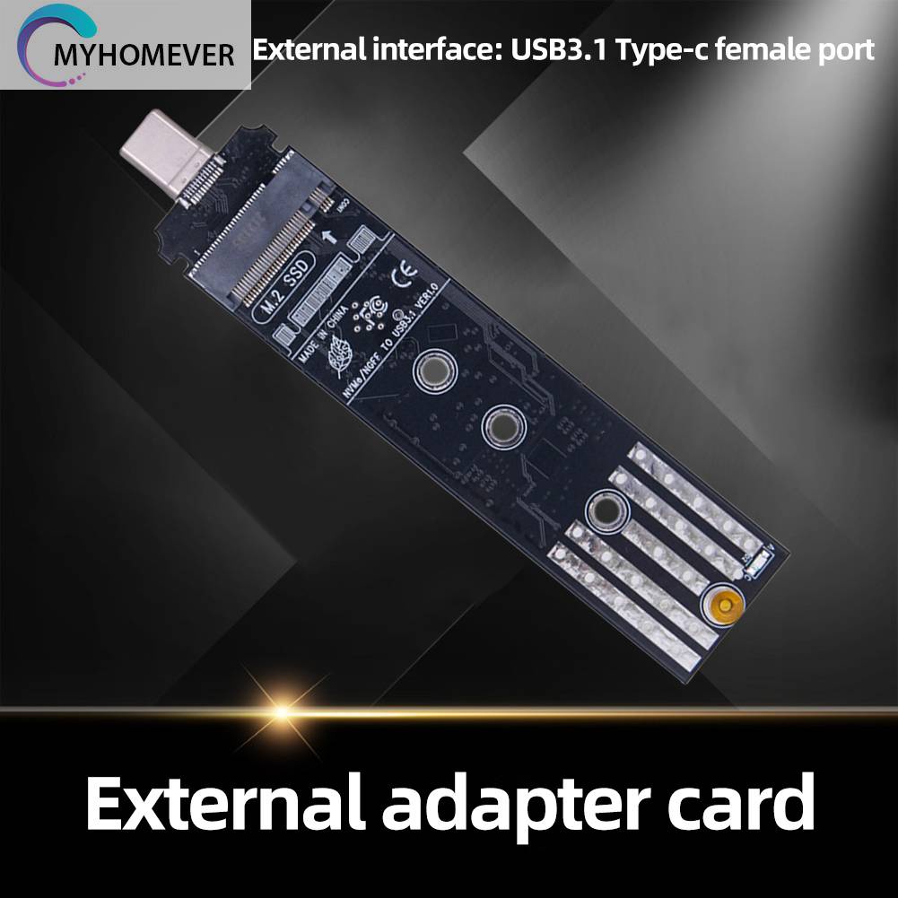 Đầu Chuyển Đổi NVMe Sang Type C M.2 USB C Cho Almost M.2 (NGFF) NVMe / SATA SSD