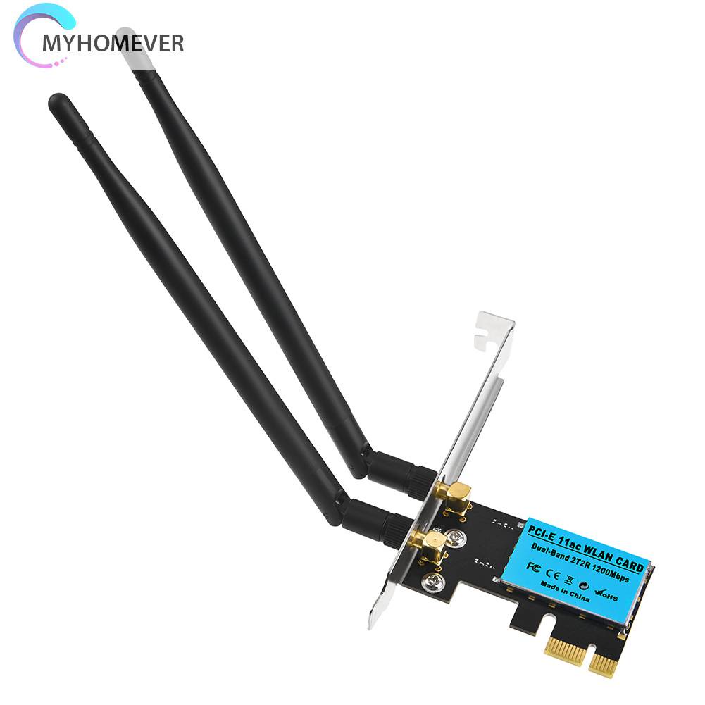 Thẻ Mạng WiFi Băng Tần Kép 2.4GHz / 5GHz Cho Máy Tính