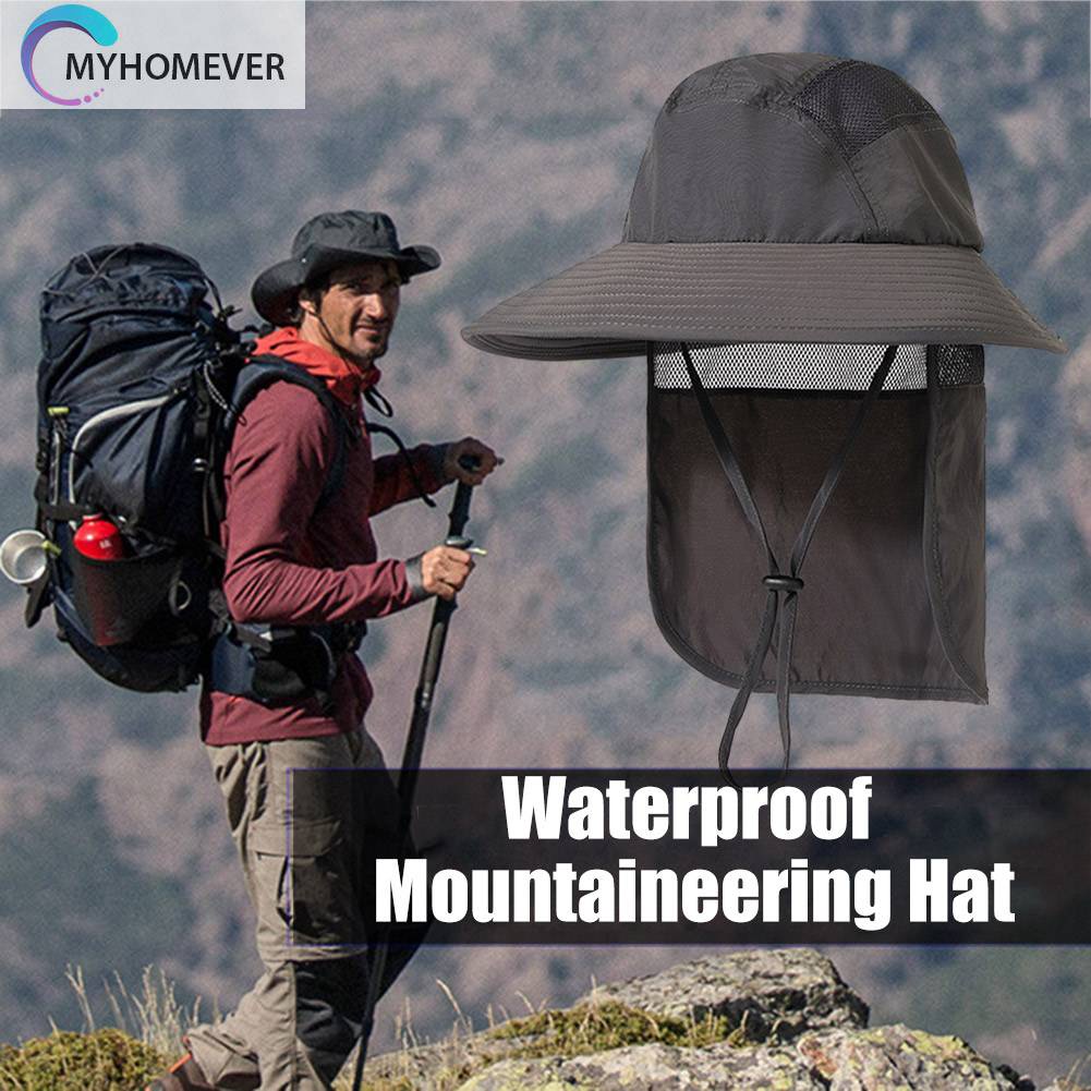 Mũ Boonie Thoáng Khí Chống Nắng Có Màn Che Dùng Khi Chạy Bộ Leo Núi Sự Bảo