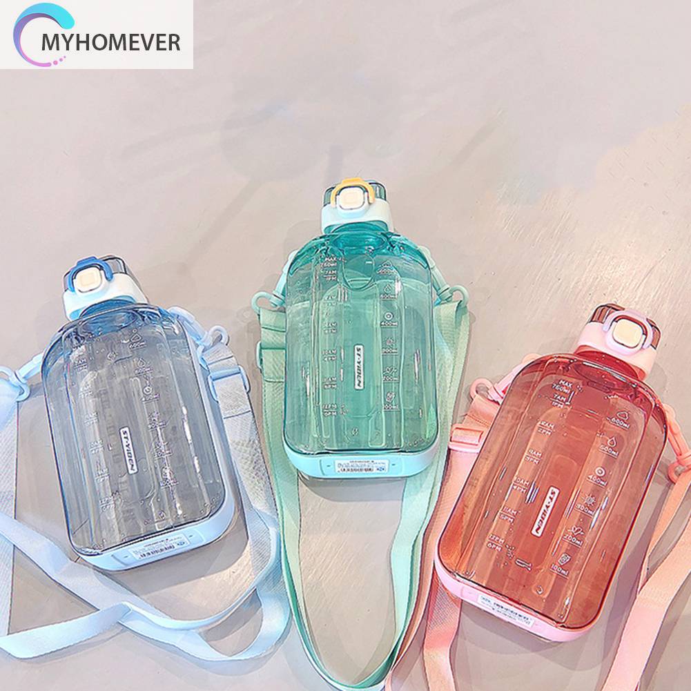 Bình Nước Trong Suốt 750ML Có Thể Điều Chỉnh Kích Cỡ