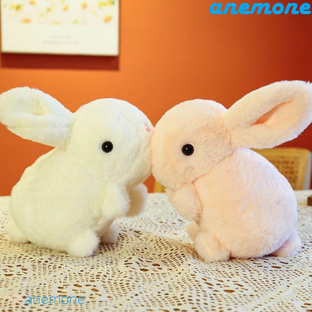 ANEMONE Thỏ Nhồi Bông Mềm Mại Dễ Thương Dùng Làm Quà Tặng