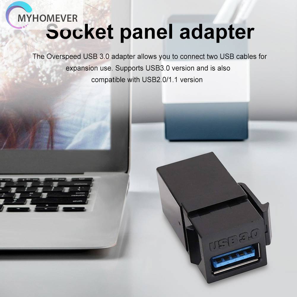 Giắc Cắm Chuyển Đổi USB 3.0 Keystone Female Sang Female
