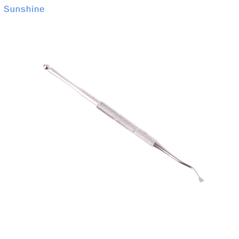 Que Hai Đầu Loại Bỏ Bụi Bẩn Chăm Sóc Móng Bằng Thép Không Gỉ