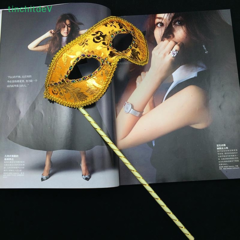 [TinchitdeV] Mặt Nạ Hóa Trang Tiệc Cưới / Tiệc Venetian Cầm Tay [Mới]