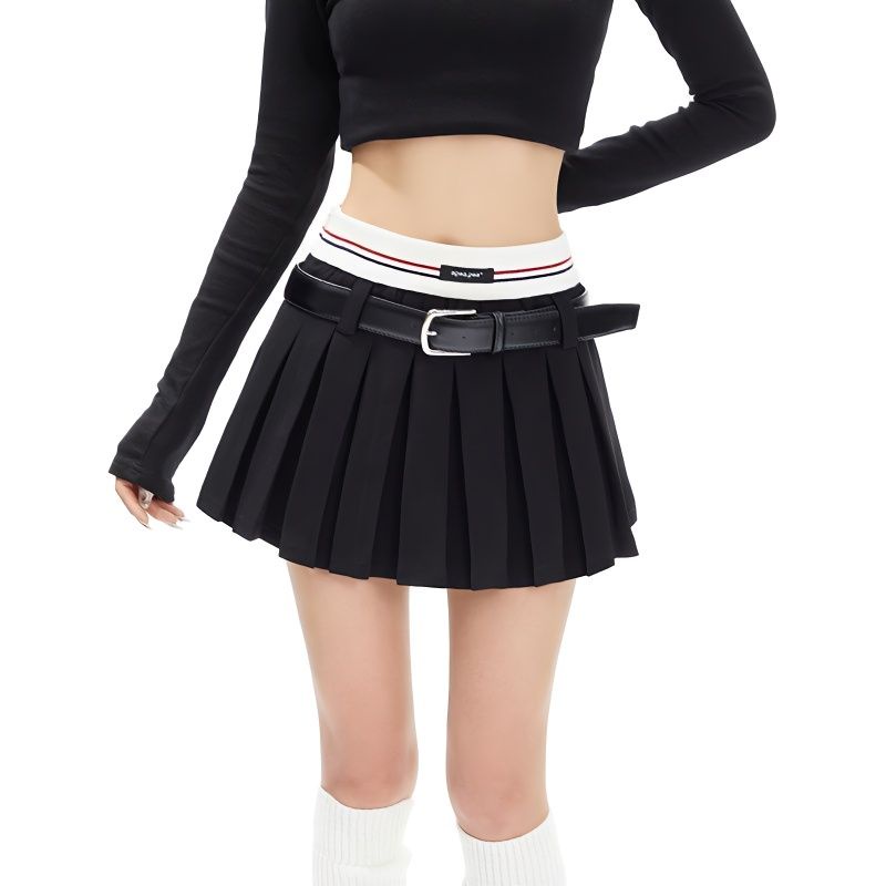 Chân váy Chân váy jean Chân Váy Bò váy nữ Chân Váy Chữ A 2023 New Style JL0712009