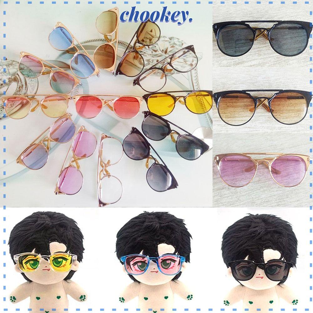 CHOOKEY Mắt Kính Tròn Mini 10 Màu Dễ Thương Dành Cho Búp Bê