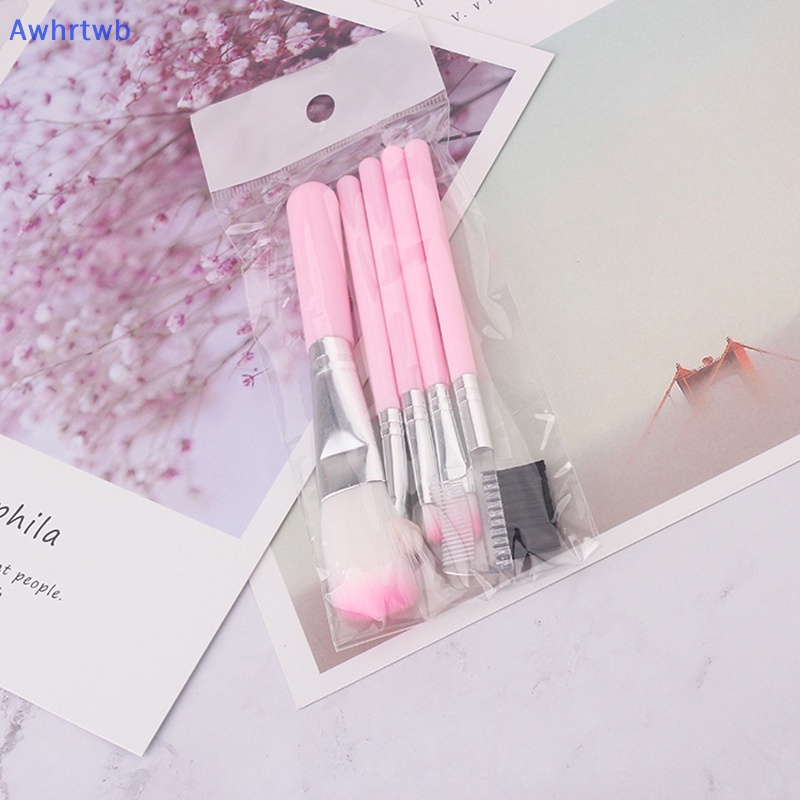 Bộ 5 Cọ Trang Điểm Bằng Sợi Tổng Hợp Tiện Dụng Mới