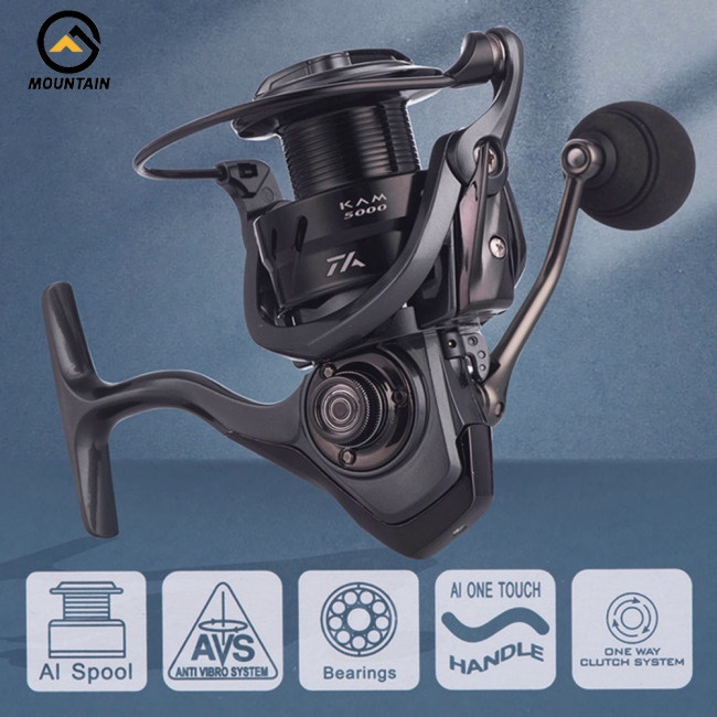 Máy Câu Cá Tốc Độ Cao 6.2: 1 11.5kg Max Drag Kam1000-5000 #