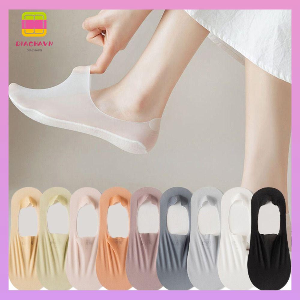 DIACHAVN Set 5 Đôi Vớ Thuyền Cao Gót Thời Trang Dành Cho Nữ