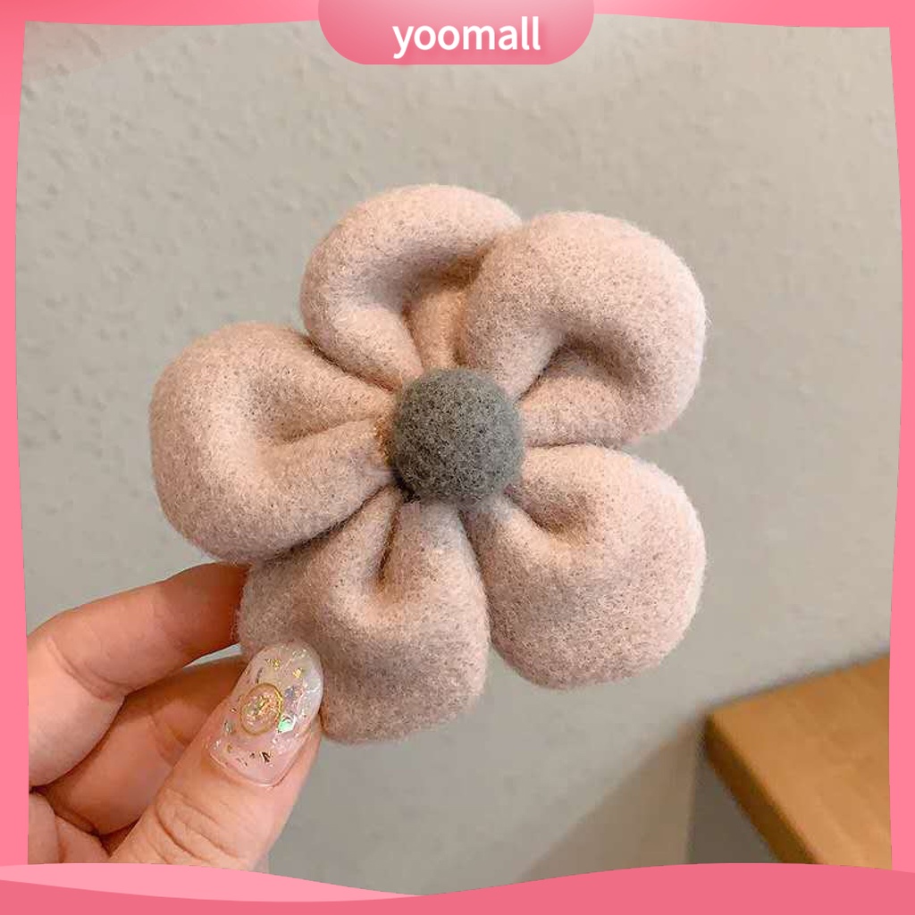 Dây Cột Tóc Co Giãn Đính Hoa Thời Trang Cho Nữ Giá Đỡ