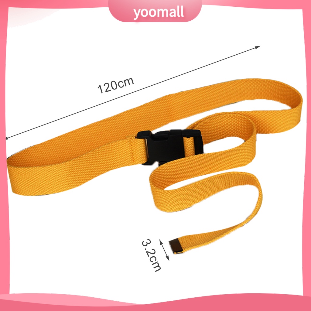 Thắt Lưng Vải Canvas Màu Trơn Khóa Nhựa Dễ Phối Đồ Thời Trang Cho Nữ