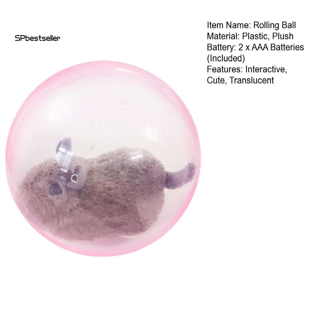 Bóng Lăn Tự Động Đồ Chơi Dễ Thương Cho Mèo Cưng