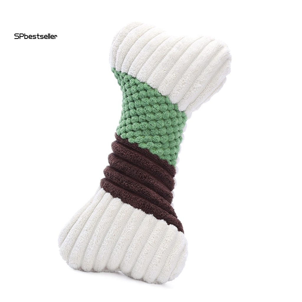 Gối Đồ Chơi Hình Khúc Xương Chống Mài Mòn Tương Tác Với Cún Cưng