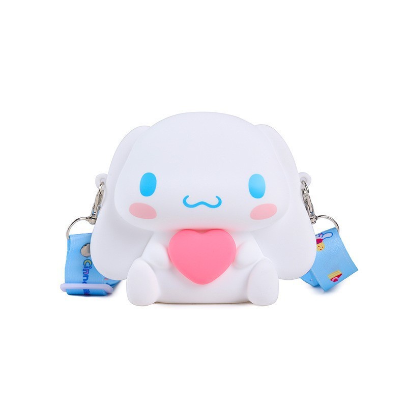 Túi Đeo Vai Bằng Silicon Hình Sanrio Kuromi My Melody 3D Dễ Thương Dành Cho Trẻ Em Và Người Lớn