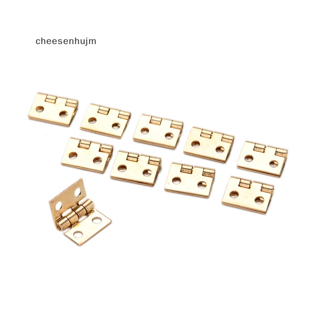 Set 10 Bản Lề Kim Loại Mini Tỉ Lệ 1 / 12 Trang Trí Nhà Búp Bê