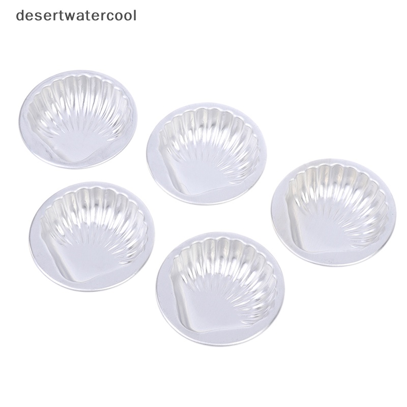 Set 5 Khuôn Làm Bánh Hình Vỏ Sò Bằng Hợp Kim Nhôm