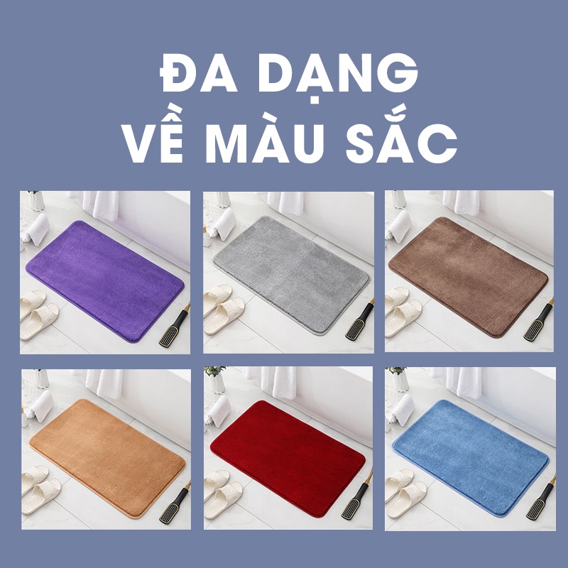COMBO 3 Thảm chùi chân lâu chân lông cashmere nhân tạo