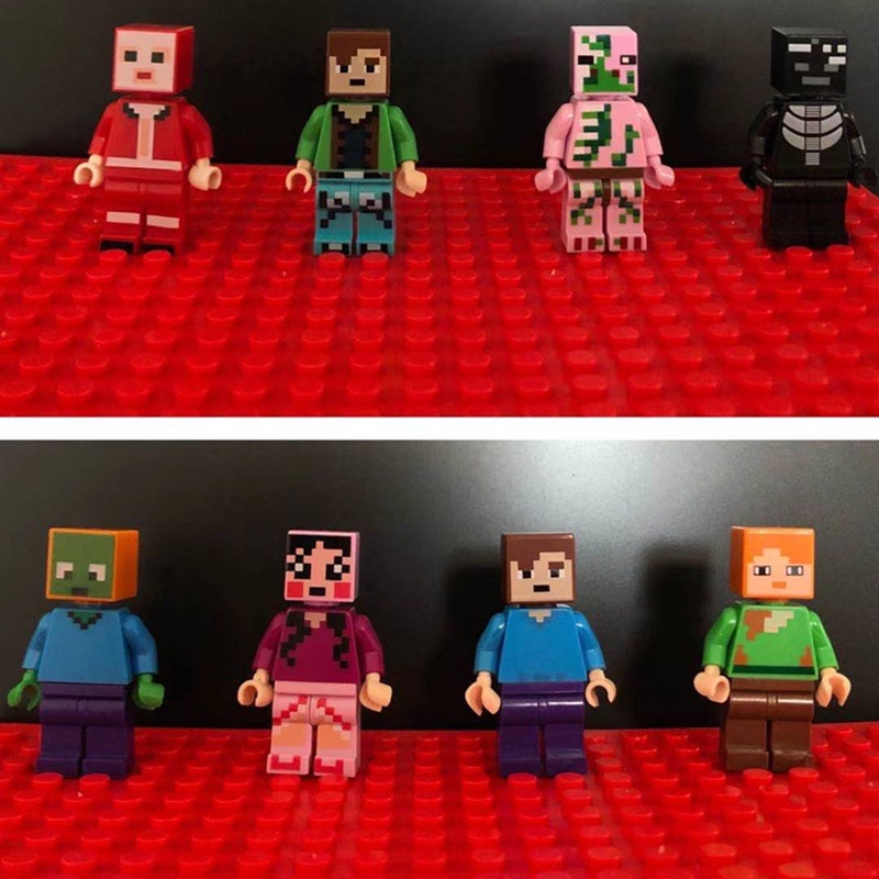 Bộ Đồ Chơi Lắp Ráp Minecraft 8 Mẫu Khác Nhau Cho Bé