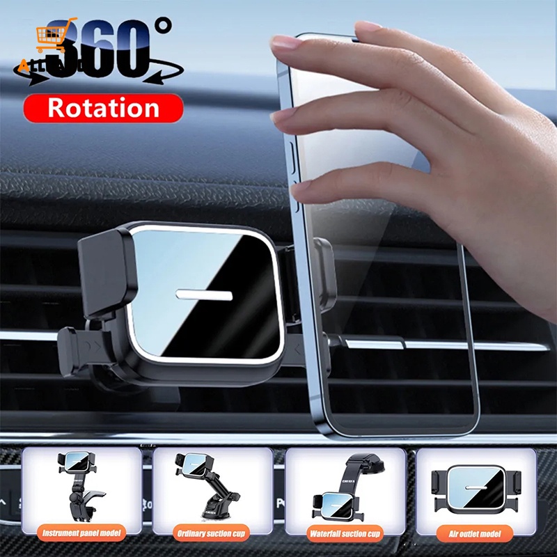 Giá Đỡ Điện Thoại / Thiết Bị Định Vị GPS Bằng ABS Tùy Chỉnh Kèm Giác Hút Gắn Bảng Điều Khiển Xe Hơi Tiện Dụng