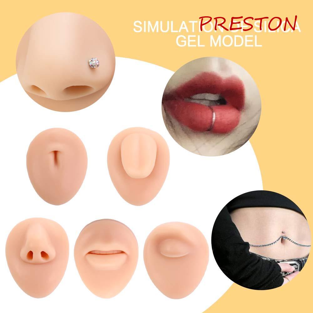 Mô Hình Silicone Dùng Thực Hành Xỏ Khuyên Mũi / Miệng / Cơ Thể Chuyên Nghiệp