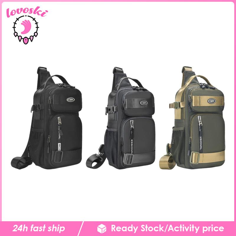 Túi Đeo Chéo Ngực Khóa Kéo Thời Trang Đường Phố Cá Tính