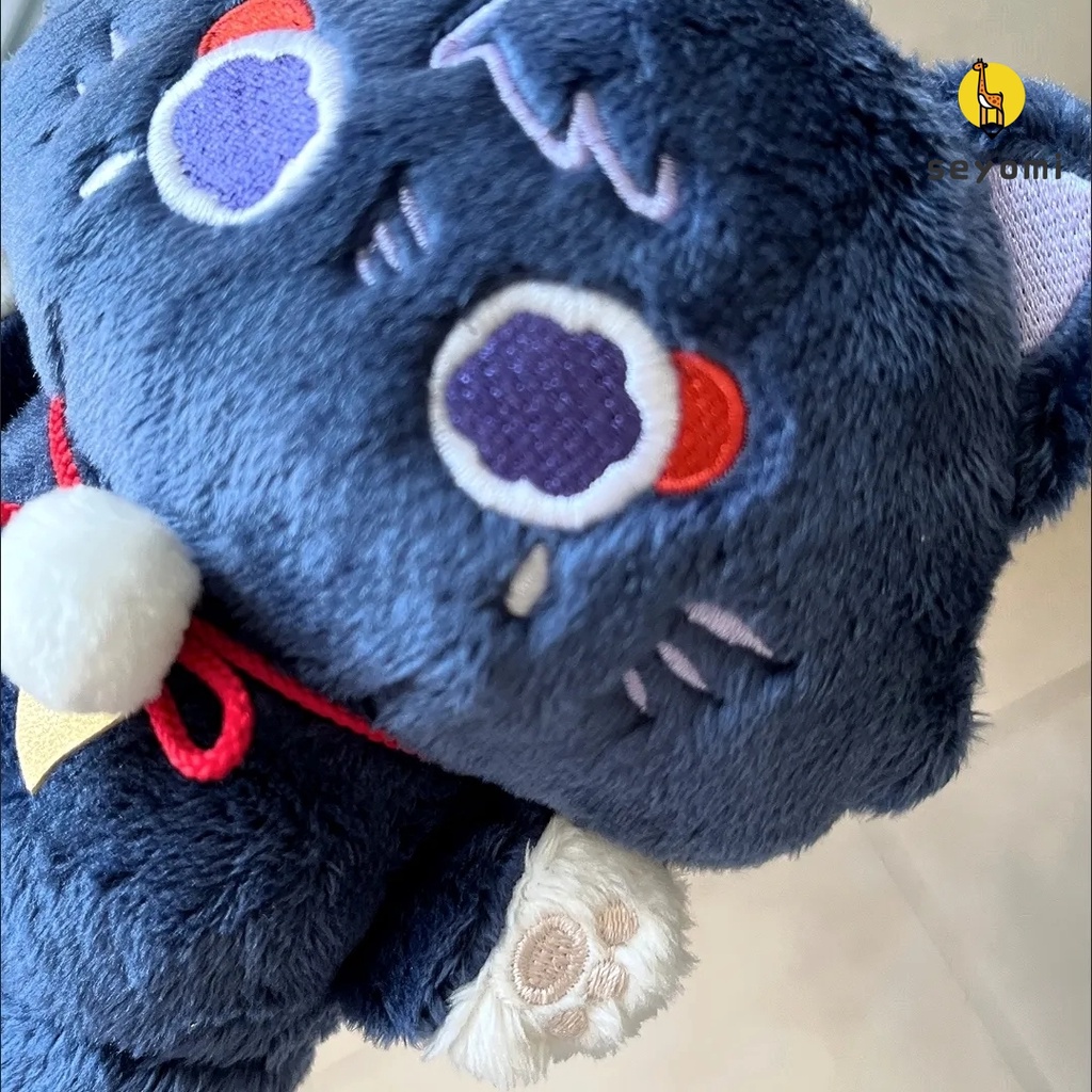 Móc khóa sang trọng Genshin Impact Scaramouche Móc Khóa Hình Búp Bê Hoạt Hình Dễ Thương Thú Nhồi Bông Hình Mèo Dễ Thương