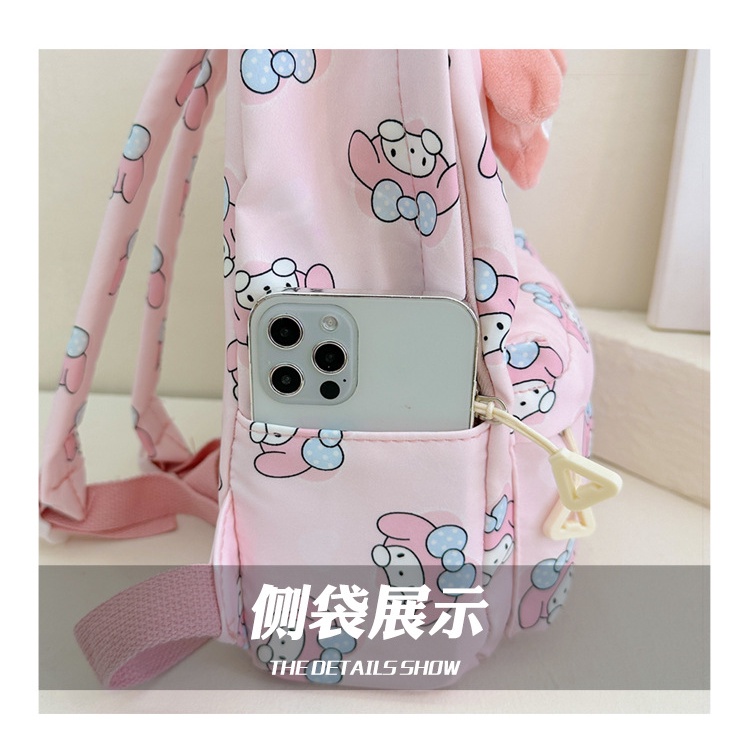 Ba Lô Đi Học / Du Lịch Họa Tiết Hoạt Hình Kuromi Melody Cinnamoroll Dễ Thương Cho Bé Trai Và Gái