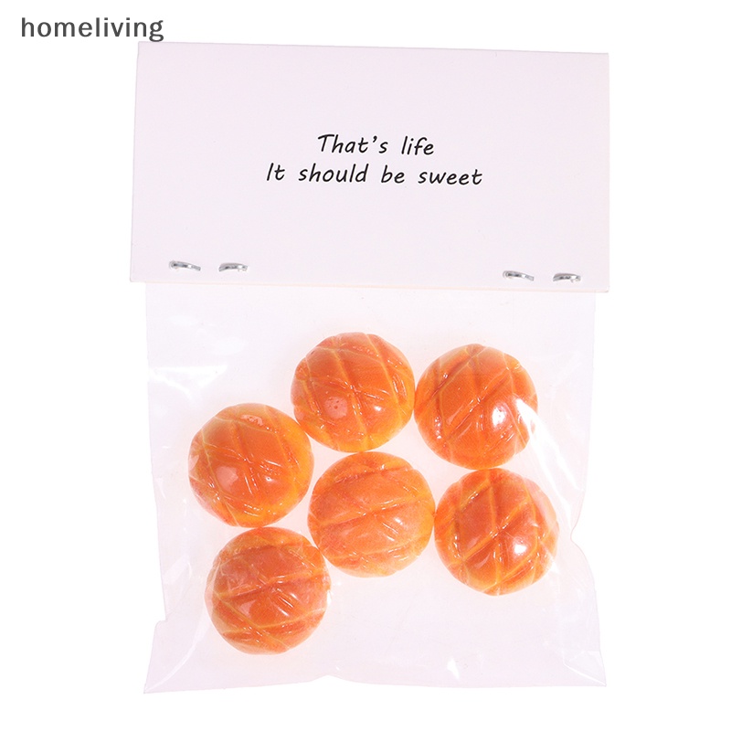 Set 6 Mô Hình Bánh Mì Tỉ Lệ 1: 12 Dùng Để Trang Trí Nhà Búp Bê