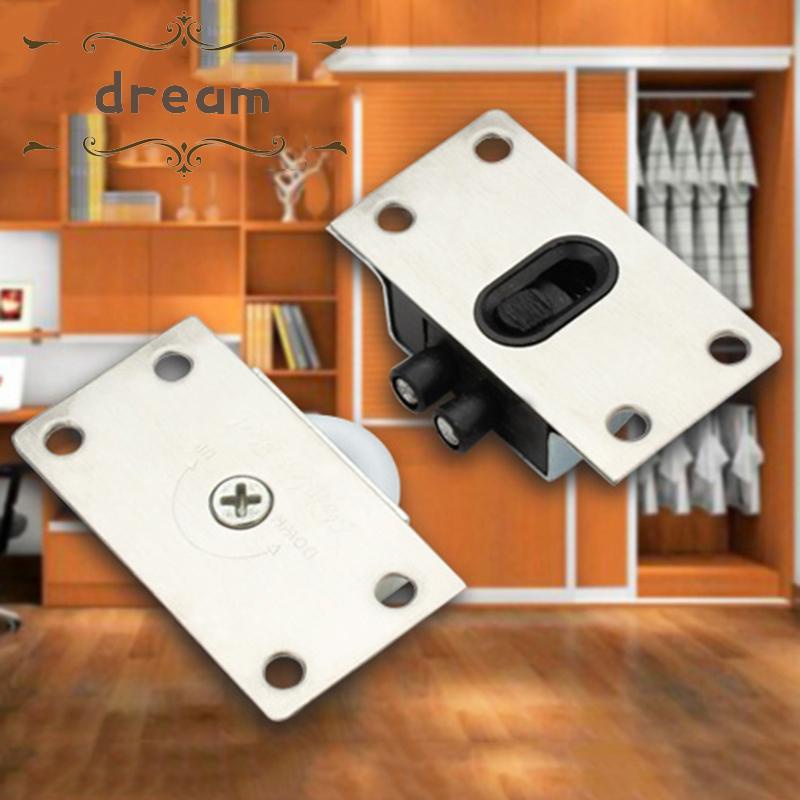 【DREAMLIFE】Door Rollers Stainless Steel Sliding Cupboard Hanging Furniture Replacement