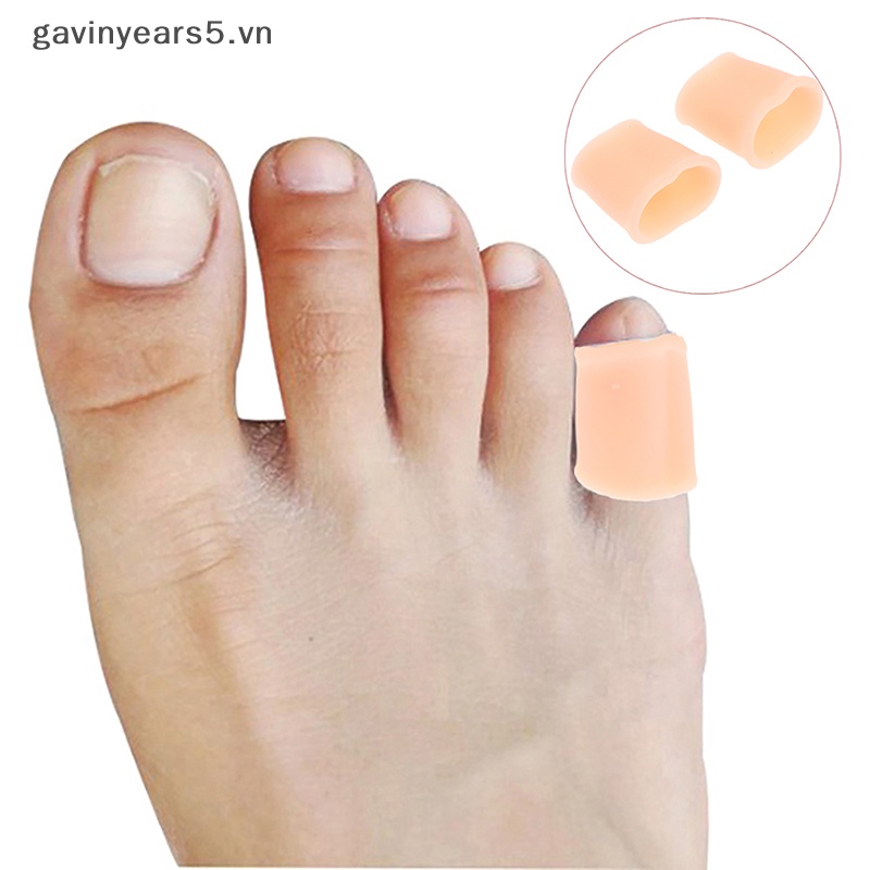1 Cặp Ống Gel Silicone Bảo Vệ Ngón Chân Cái
